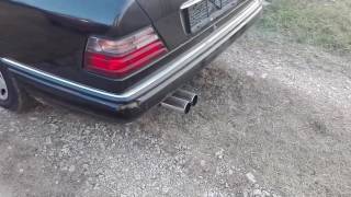 Mercedes Benz W124 300E M103 exhaust sound [upl. by Aver]