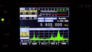 Recent RS918 HF SDR demo shortwave reception [upl. by Alenas894]