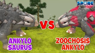 Ankylosaurus vs Zoochosis Ankylosaurus  Dino vs Zoochosis Dino S1E8  SPORE [upl. by Sinnek]