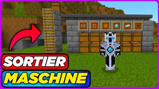 SCHNELL und EINFACH Automatisches Lager Bauen Minecraft Bedrock 120 [upl. by Eisyak884]