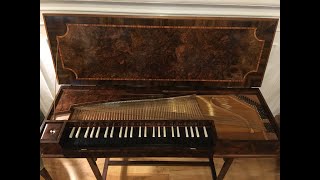 Unfretted clavichord by Goff and Cobby 1948 [upl. by Ranna]