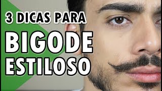 ðŸ”µ COMO FAZER BIGODE ESTILOSO  MUSTACHE  DICAS MASCULINAS [upl. by Coreen]