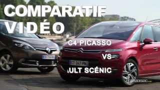 Comparatif Citroën C4 Picasso  Renault Scénic [upl. by Ylatfen]