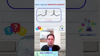 Qual o tipo de isomeria plana shorts enem quimicaorganica química isomeria vestibular uerj [upl. by Eetsud]