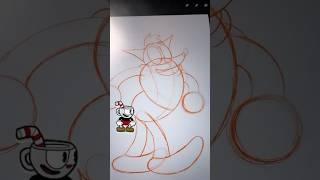 How to draw Crash Bandicoot 1930s rubberhose Cuphead art style drawingtutorial classicgaming [upl. by Onitrof]