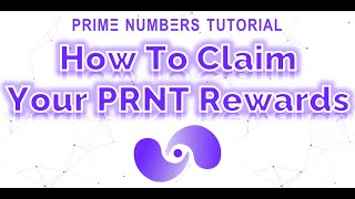 How To Claim Your PRNT Rewards [upl. by Eivla22]