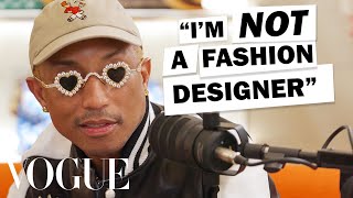 Pharrell Opens Up About Louis Vuitton Dreams amp Fashion Design  Vogue [upl. by Htyderem]