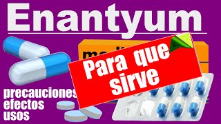 Enantyum trata inflamacion para que sirve reacciones y mas [upl. by Yanrahc]