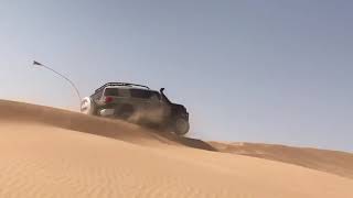 FJ Cruiser Climbing UAE Desert Dunes 2017 [upl. by Yrrac]