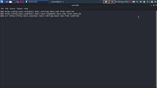 kali linux setting up the Network Repositories sourceslist [upl. by Camille]