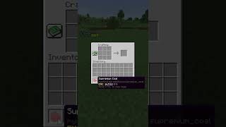 Como fazer o Carvão de Supremium no Minecraft com Mods minecraft [upl. by Dowski]