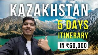 BEST Kazakhstan Itinerary 2024 🇰🇿  Total Budget Flights Currency SIM card  ALL Details 🔥 [upl. by Gadmon]