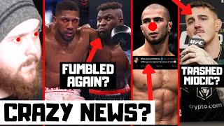 Joshua vs Ngannou Mokaev TRASHED Me Aspinall TRASHES Jones vs Miocic MMA News Reaction [upl. by Hephzibah]