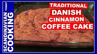 How to Make Easy Danish Cinnamon Coffee Cake ♥ Brunsviger [upl. by Peggir]