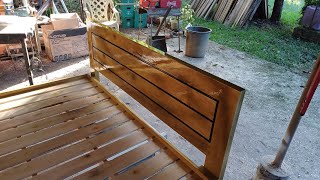 DIY  Queen Size Bed frame  Gmelina Wood [upl. by Calder782]