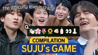 Knowing Bros SUPER JUNIOR members are so competitive about games🍕 Viewers are happy😊 [upl. by Hayouqes593]