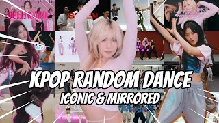 KPOP RANDOM DANCE  POPULAR amp ICONIC SONGS mirrored [upl. by Idurt]