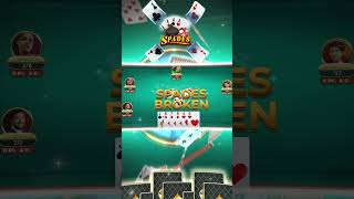 Spades Classic  Card Game  Practice makes perfect lets play and enjoy shorts [upl. by Anertak]