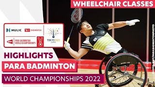 🏸 BWF Para Badminton World Championships 2022 Highlights  Wheelchair  Paralympic Games [upl. by Allbee]