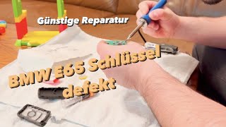 BMW E65 FernbedienungSchlüssel Reparieren  KENO [upl. by Llenyaj]