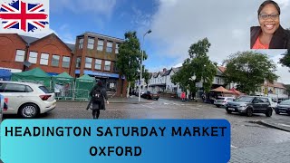 HEADINGTON SATURDAY MARKET OXFORD [upl. by Luapnaej]