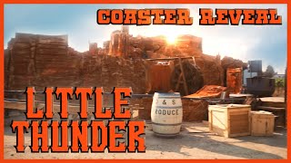 The BIGGEST Backyard Coaster EVER  LITTLE THUNDER [upl. by Eniksre920]