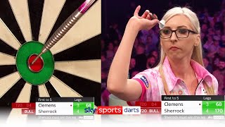 Fallon Sherrock makes history with sublime 170 finish  Grand Slam of Darts [upl. by Nosned]