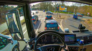 POV Truck Driving MAN TGX 470 🇩🇪 Marl to Linnich cockpit view [upl. by Yeltnarb967]