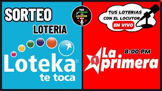 Sorteo LOTEKA TE TOCA LA PRIMERA En VIVO de hoy lunes 9 de diciembre del 2024 loteka envivo [upl. by Sheff]