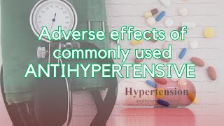 Antihypertensive Medications Common Side Effects [upl. by Notwen550]