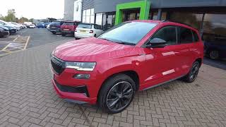 2022 SKODA Karoq 15 TSI 150ps SportLine driveingram autotrader usedcars [upl. by Aieki]