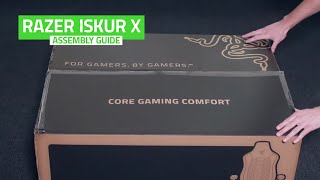 Razer Unboxing  Razer Iskur X [upl. by Osborne]