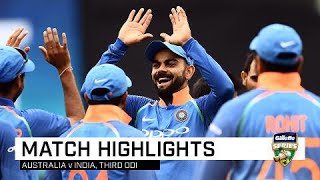 Dhoni India seal tense ODI series win  Third Gillette ODI [upl. by Nytsyrk]