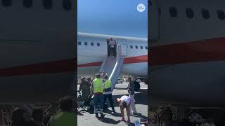 Vape pen explodes inside plane in Greece Shorts [upl. by Namhar707]