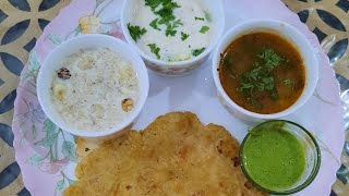 Navratri fast thali  Ahujas Kitchen fastingfood simplerecipe easycooking [upl. by Akehsat782]