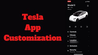 5 Ways To Customize Your Tesla App [upl. by Torhert149]