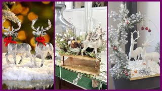 quotDIY Christmas Reindeer Centerpiece Ideas  Festive Holiday Decor quot viral beauty centerpiece [upl. by Ydnar]