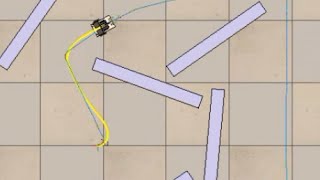 03 Path Planning with a Differential Drive Robot VRepCoppeliaSim  Tutorial [upl. by Gleda]