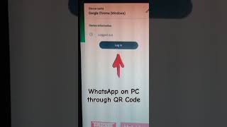 WhatsApp on your PC through QR Code mrajdot mrajdot whatsapp whatsappweb qrcode pc [upl. by Minni]