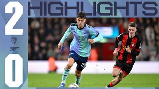 HIGHLIGHTS  Bournemouth vs Arsenal 20  Premier League [upl. by Anada]