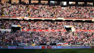 Espectacular cántico rayista en el minuto 24  Rayo Vallecano 31 UD Almería [upl. by Oshinski376]