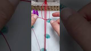 Simple but beautiful bracelet tying instructions crafting diy bracelet [upl. by Ardra675]