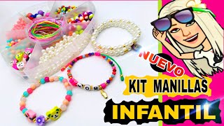 COMO HACER PULSERAS INFANTILES PASO A PASO [upl. by Melantha391]