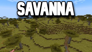 How to Find the Nearest Savanna Biome in Minecraft Quick Tutorial [upl. by Nerrat]