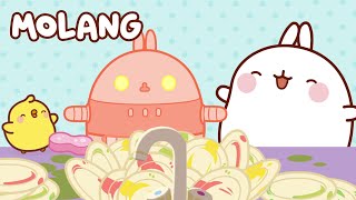 The Super ROBOT 🤖 MOLANG and Piu Piu  Funny Cartoons for Kids  Compilation [upl. by Elboa]