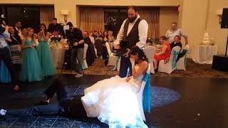 Best Hilarious Wedding Garter Removal [upl. by Korwin]