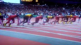 Usain Bolt  London Olympics 100m Final 2012 963 [upl. by Juno]