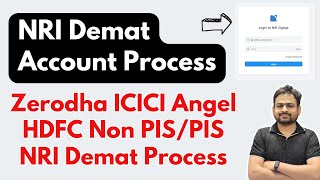 NRI Demat Account in India  Zerodha NRI Account Opening Process  NRI Demat Account Zerodha [upl. by Erlandson564]