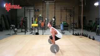 Deadlift into Bicep Curl Superset  Muscle and Fitness  David Kimmerle [upl. by Abott]