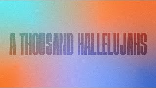 A Thousand Hallelujahs  Official Lyric Video  The Worship Initiative feat Aaron Williams [upl. by Zetnom995]